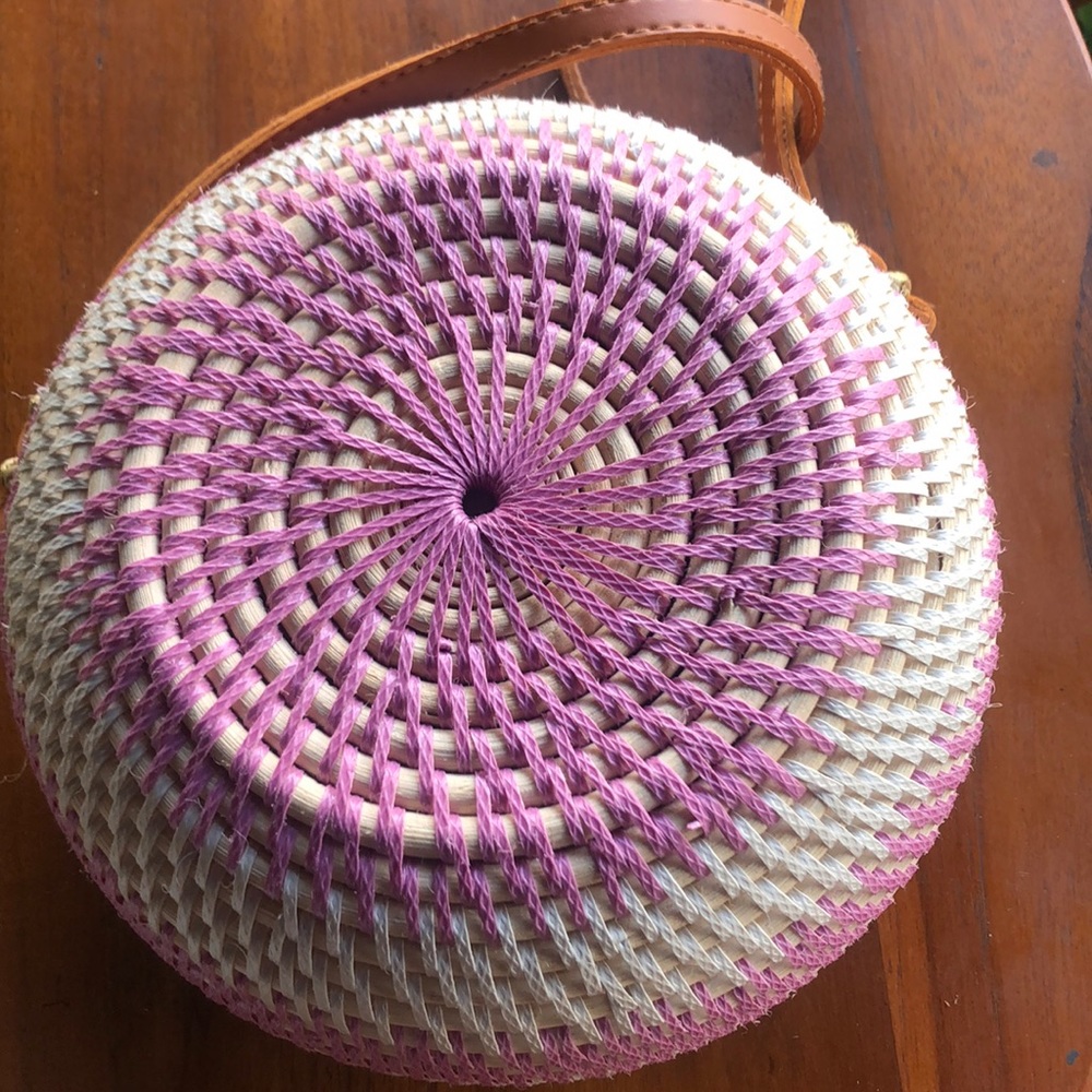 Colorful Rattan handbag - Picture 5 of 5